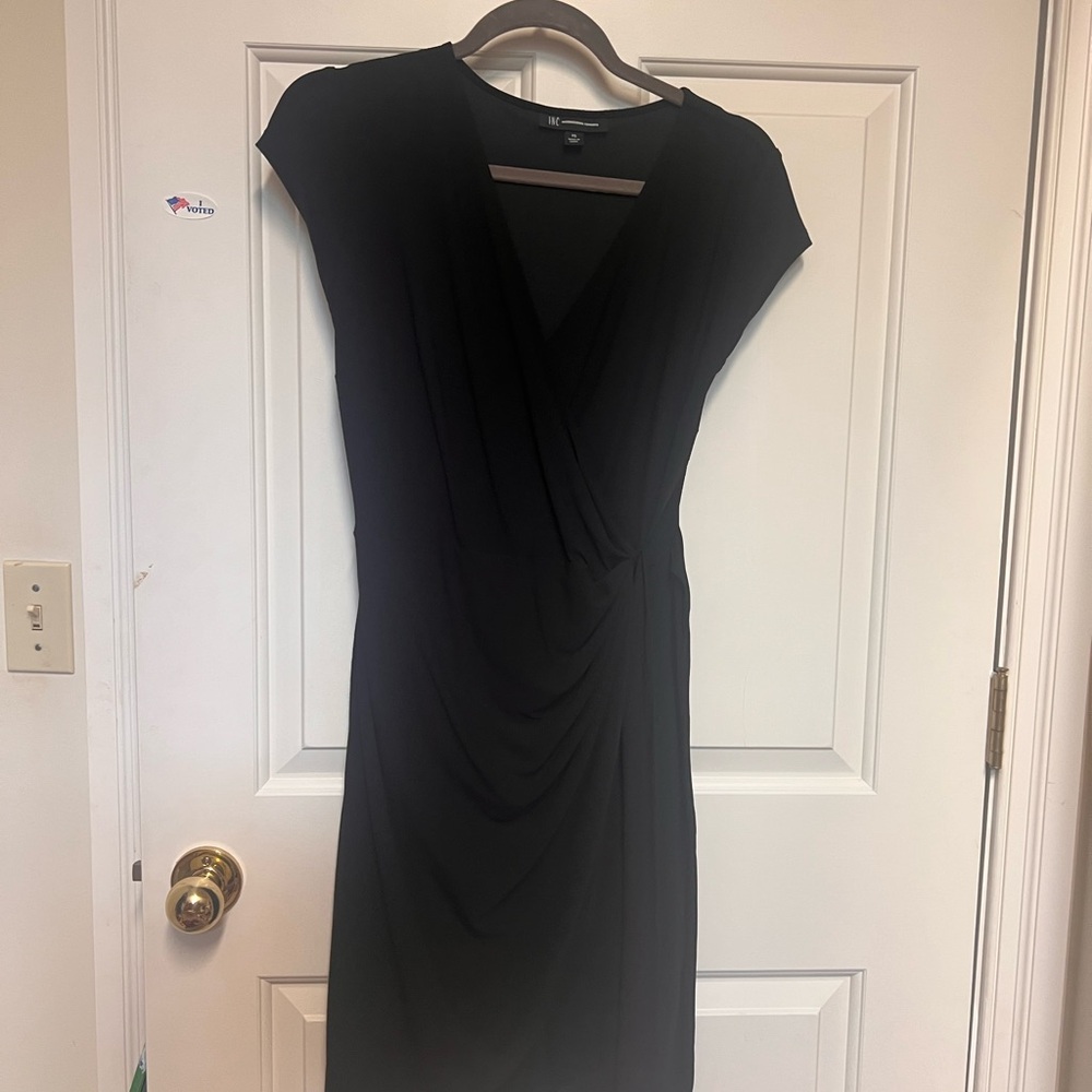 INC International Concepts Black Midi Dress